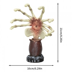 21cm Halloween Horror Alien Facehugger Anime PVC Figure