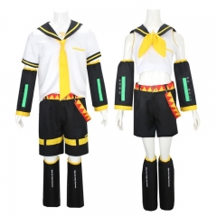 2 Styles Kagamine Rin/Len Cartoon Cosplay Anime JK Costume for Man Woman