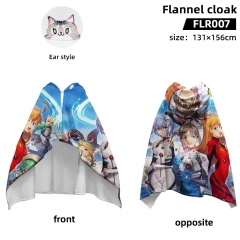 131*156cm 2 Styles EVA/Neon Genesis Evangelion Cartoon One Side Anime Flannel Cloak