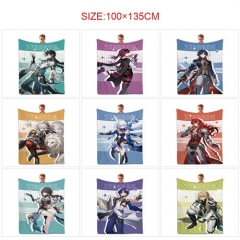 15 Styles 100*135CM Honkai: Star Rail Anime Cartoon Summer Quilt