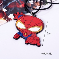 2 Styles Spider Man Cartoon Anime Keychain/Necklace