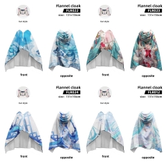 131*156cm 5 Styles Hatsune Miku Cartoon One Side Anime Flannel Cloak