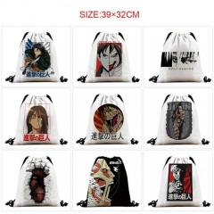 12 Styles 39*32CM Zenless Zone Zero Anime Cartoon Drawstring Bag