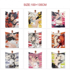 14 Styles 100*135CM Zenless Zone Zero Anime Cartoon Summer Quilt