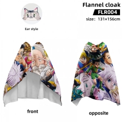 131*156cm HUNTER×HUNTER Cartoon One Side Anime Flannel Cloak