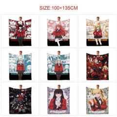 14 Styles 100*135CM Kakegurui Compulsive Gambler Anime Cartoon Summer Quilt