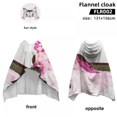 131*156cm Code Geass Cartoon One Side Anime Flannel Cloak