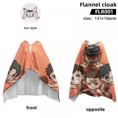 131*156cm Slam Dunk Cartoon One Side Anime Flannel Cloak