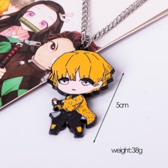 2 Styles Demon Slayer: Kimetsu no Yaiba Cartoon Anime Keychain/Necklace