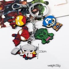 3 Styles Marvel's The Avengers Bleach Cartoon Anime Keychain