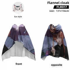 131*156cm 3 Styles Gintama Cartoon One Side Anime Flannel Cloak