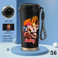 520ml Fairy Tail Cartoon Stainless Steel Coffee Cup Anime Mug