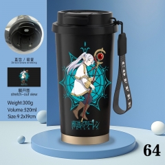 520ml Frieren: Beyond Journey's End Cartoon Stainless Steel Coffee Cup Anime Mug