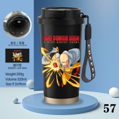 520ml One Punch Man Cartoon Stainless Steel Coffee Cup Anime Mug