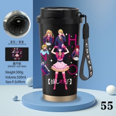 520ml Oshi No Ko Cartoon Stainless Steel Coffee Cup Anime Mug