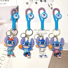 4 Styles Lilo & Stitch Cartoon Anime Figure Keychain