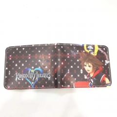 Kingdom Hearts Cartoon PU Purse Anime Short Wallet