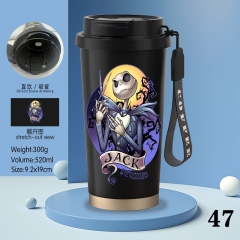 520ml The Nightmare Before Christmas Cartoon Stainless Steel Coffee Cup Anime Mug