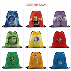 10 Styles 39*32CM Inside Out Anime Cartoon Drawstring Bag