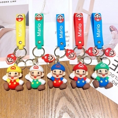 70 Styles Super Mario Bro Cartoon Anime Figure Keychain