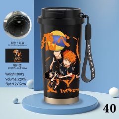 520ml Haikyuu Cartoon Stainless Steel Coffee Cup Anime Mug