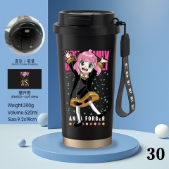 520ml SPY×FAMILY Cartoon Stainless Steel Coffee Cup Anime Mug