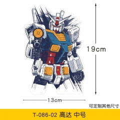 Mobile Suit Gundam Decorative Waterproof PVC Anime Car Sticker