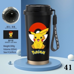 520ml Pokemon Cartoon Stainless Steel Coffee Cup Anime Mug