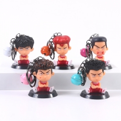 5pcs/set 5.5cm Slam Dunk Cartoon Surprise Blind Box Anime PVC Figure Keychain