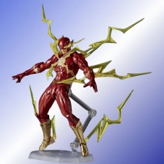 2 Styles 17CM DC Superhero The Flash Cartoon Moveable Anime PVC Figure