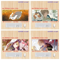 70*30*0.3cm 5 Styles Natsume Yuujinchou Cartoon Anime Mouse Pad