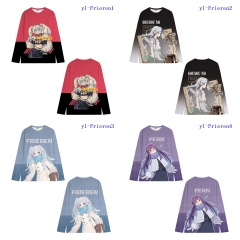 5 Styles Frieren: Beyond Journey's End Cartoon Anime Sweatshirt