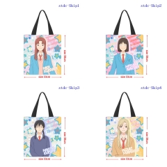 33*38cm 5 Styles Skip and Loafer Shopping Bag Canvas Anime Handbag