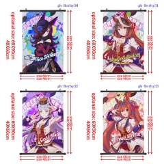 2 Sizes 6 Styles Uma Musume Pretty Derby Cartoon Wall Scrolls Anime Wallscrolls