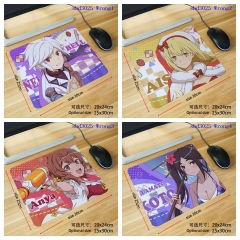 30*25*0.3cm 6 Styles Is It Wrong to Try to Pick Up Girls in a Dungeon Cartoon Anime Mouse Pad