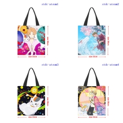 33*38cm 6 Styles Natsume Yuujinchou Shopping Bag Canvas Anime Handbag