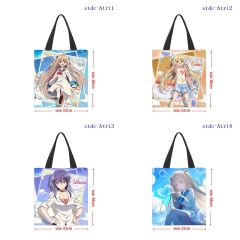 33*38cm 6 Styles Atri My Dear Moments Shopping Bag Canvas Anime Handbag