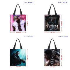 33*38cm 7 Styles Venom Shopping Bag Canvas Anime Handbag