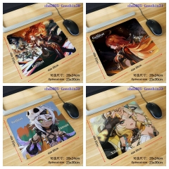 30*25*0.3cm 6 Styles Genshin Impact Cartoon Anime Mouse Pad