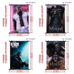 2 Sizes 7 Styles Venom Cartoon Wall Scrolls Anime Wallscrolls