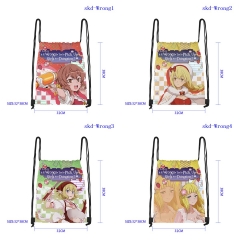 7 Styles Is It Wrong to Try to Pick Up Girls in a Dungeon Cartoon Anime Drawstring Bag