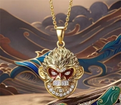 Black Myth Wukong Cartoon Anime Necklace