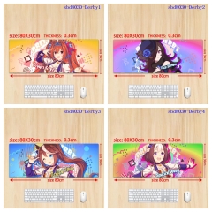 80*30*0.3cm 6 Styles Uma Musume Pretty Derby Cartoon Anime Mouse Pad