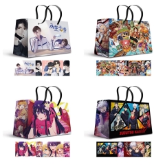 595*435*180mm 7 Styles Naruto One Piece Jujutsu Kaisen Cartoon Anime Paper Bag Gift Bag