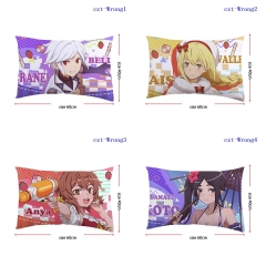 40*60CM 6 Styles Is It Wrong to Try to Pick Up Girls in a Dungeon Cartoon Square Anime Pillow Case