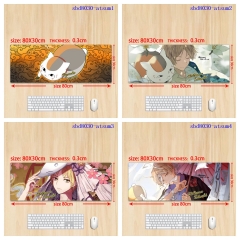 80*30*0.3cm 5 Styles Natsume Yuujinchou Cartoon Anime Mouse Pad