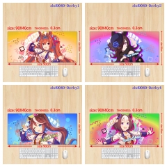 90*40*0.3cm 6 Styles Uma Musume Pretty Derby Cartoon Anime Mouse Pad