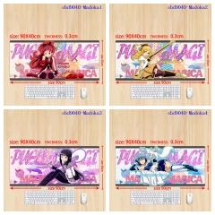 90*40*0.3cm 5 Styles Puella Magi Madoka Magica Cartoon Anime Mouse Pad