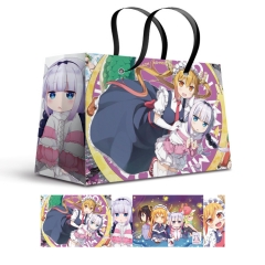 595*435*180mm Miss Kobayashi's Dragon Maid Cartoon Anime Paper Bag Gift Bag