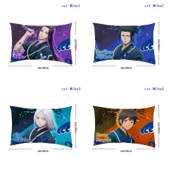 40*60CM 7 Styles The Blue Wolves of Mibu Cartoon Square Anime Pillow Case